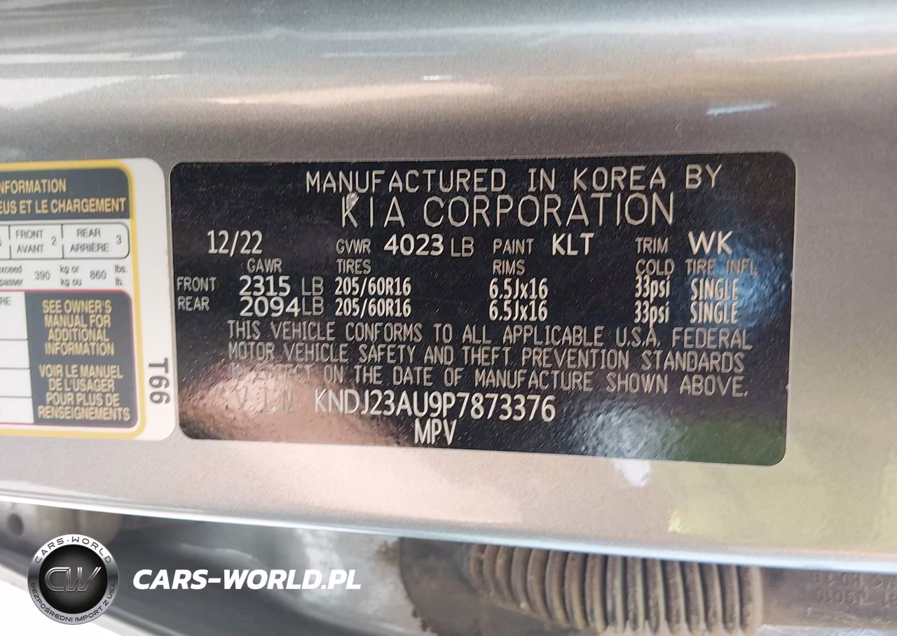 2023 Kia Soul Lx VIN:KNDJ23AU9P7873376 - 9