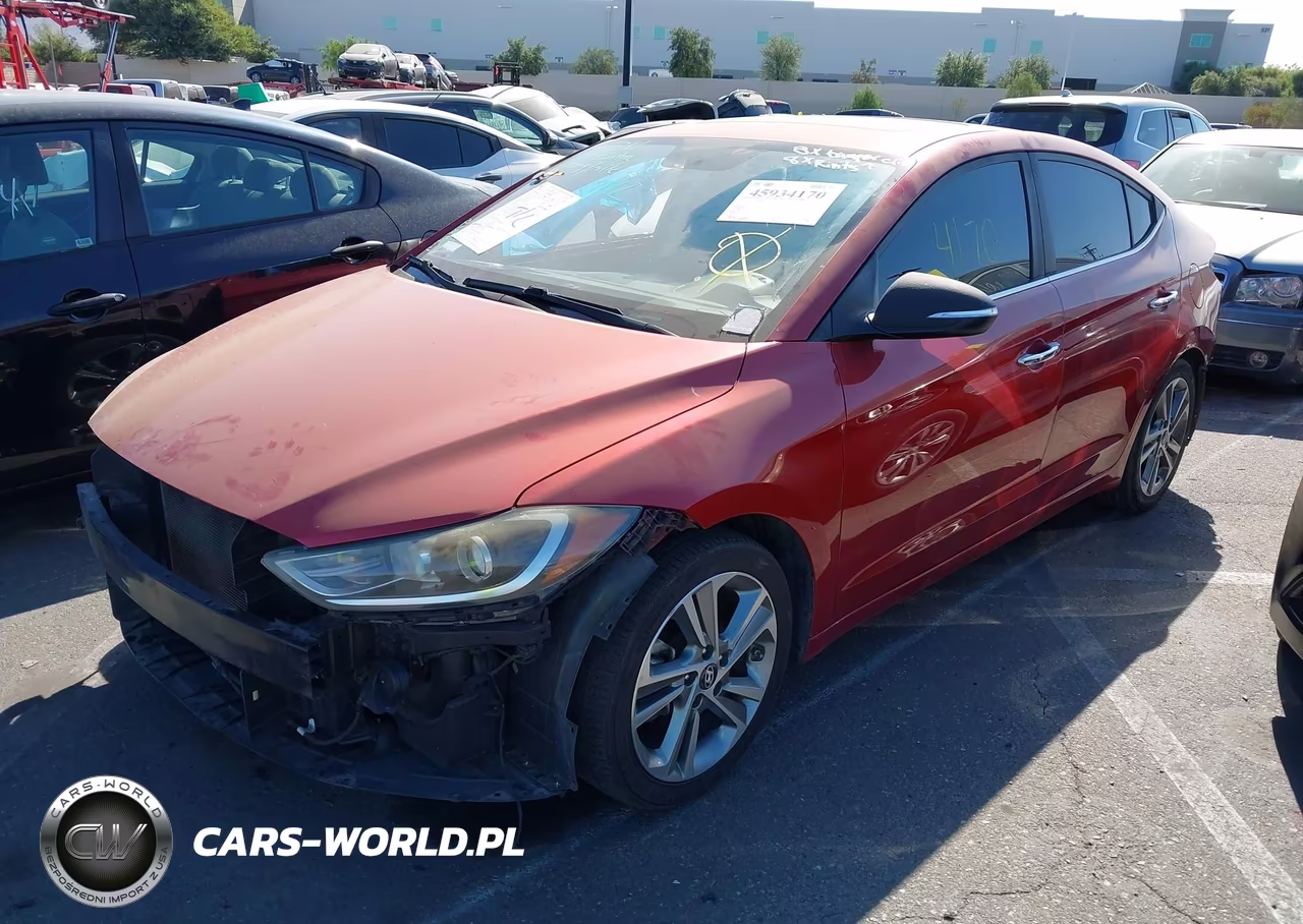 2017 Hyundai Elantra Limited VIN:KMHD84LF3HU135524 - 2