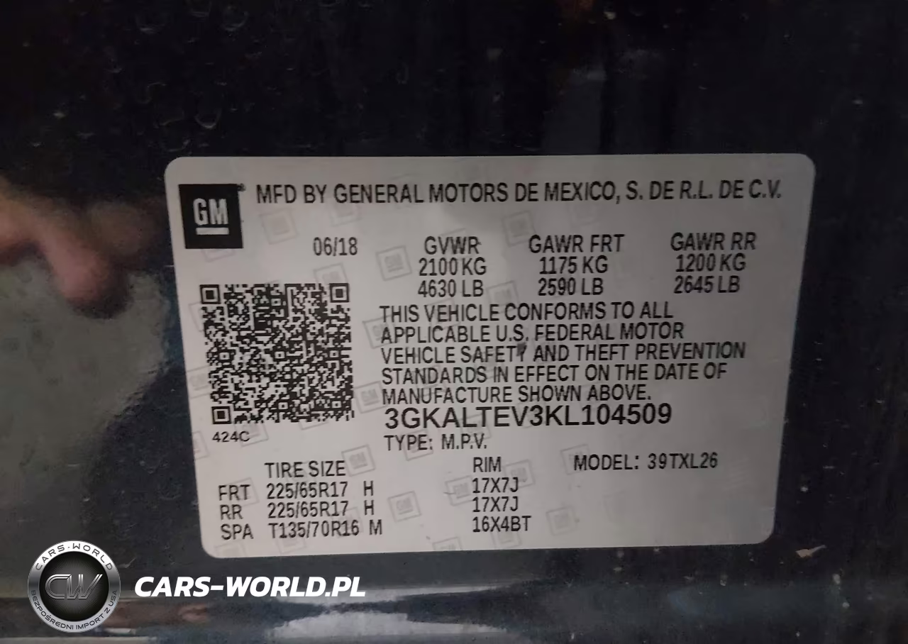 2019 GMC Terrain Sle VIN:3GKALTEV3KL104509 - 9