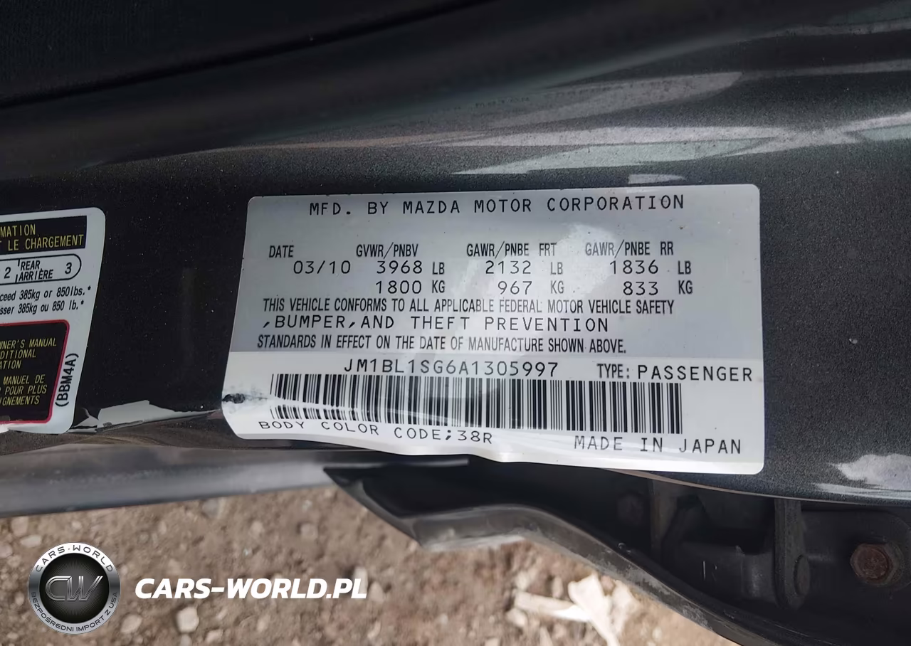 2010 Mazda Mazda3 I Touring VIN:JM1BL1SG6A1305997 - 9