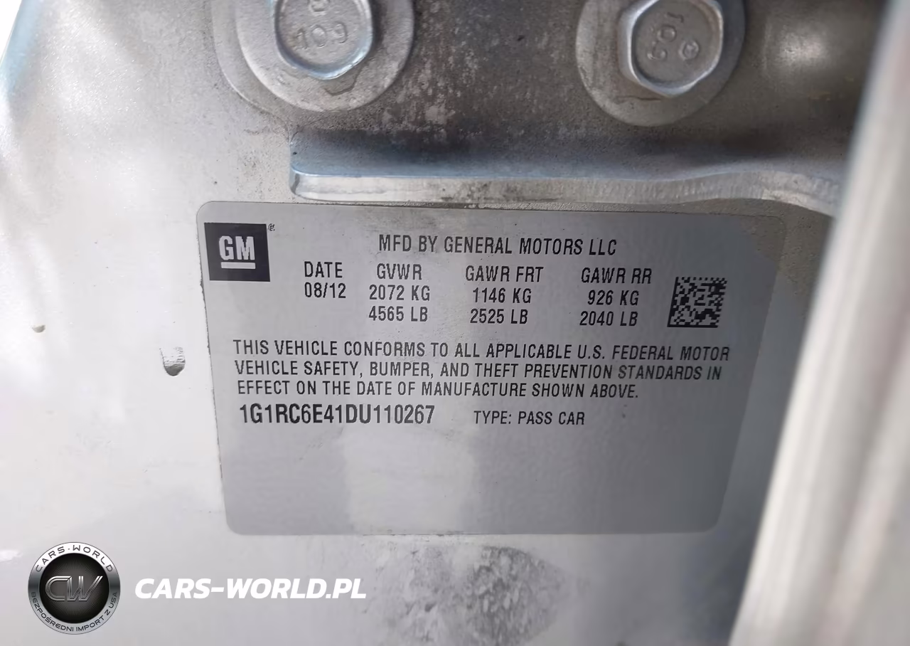 2013 Chevrolet Volt VIN:1G1RC6E41DU110267 - 9