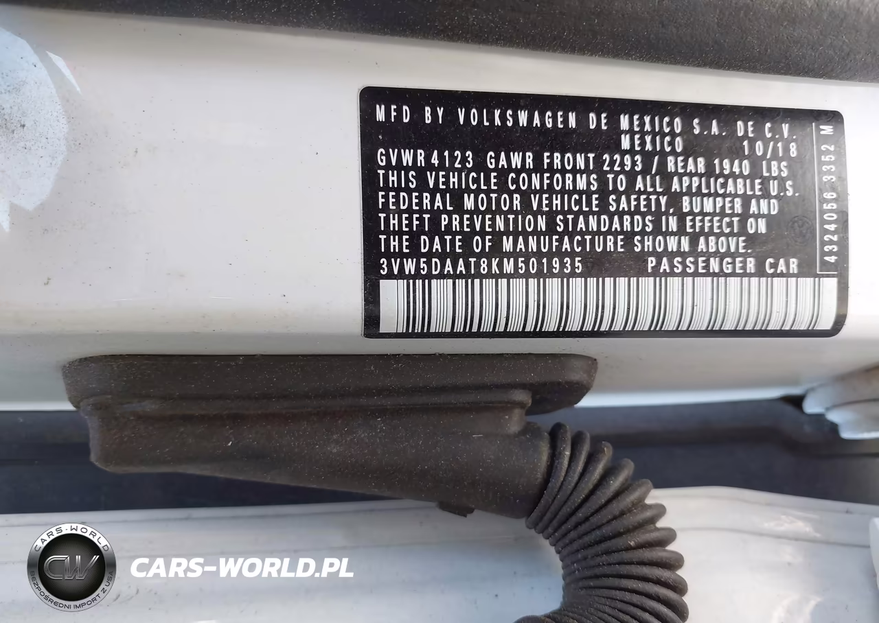 2019 Volkswagen Beetle 2.0T Final Edition Se-2.0T Final Edition Sel-2.0T S-2.0T Se VIN:3VW5DAAT8KM501935 - 9