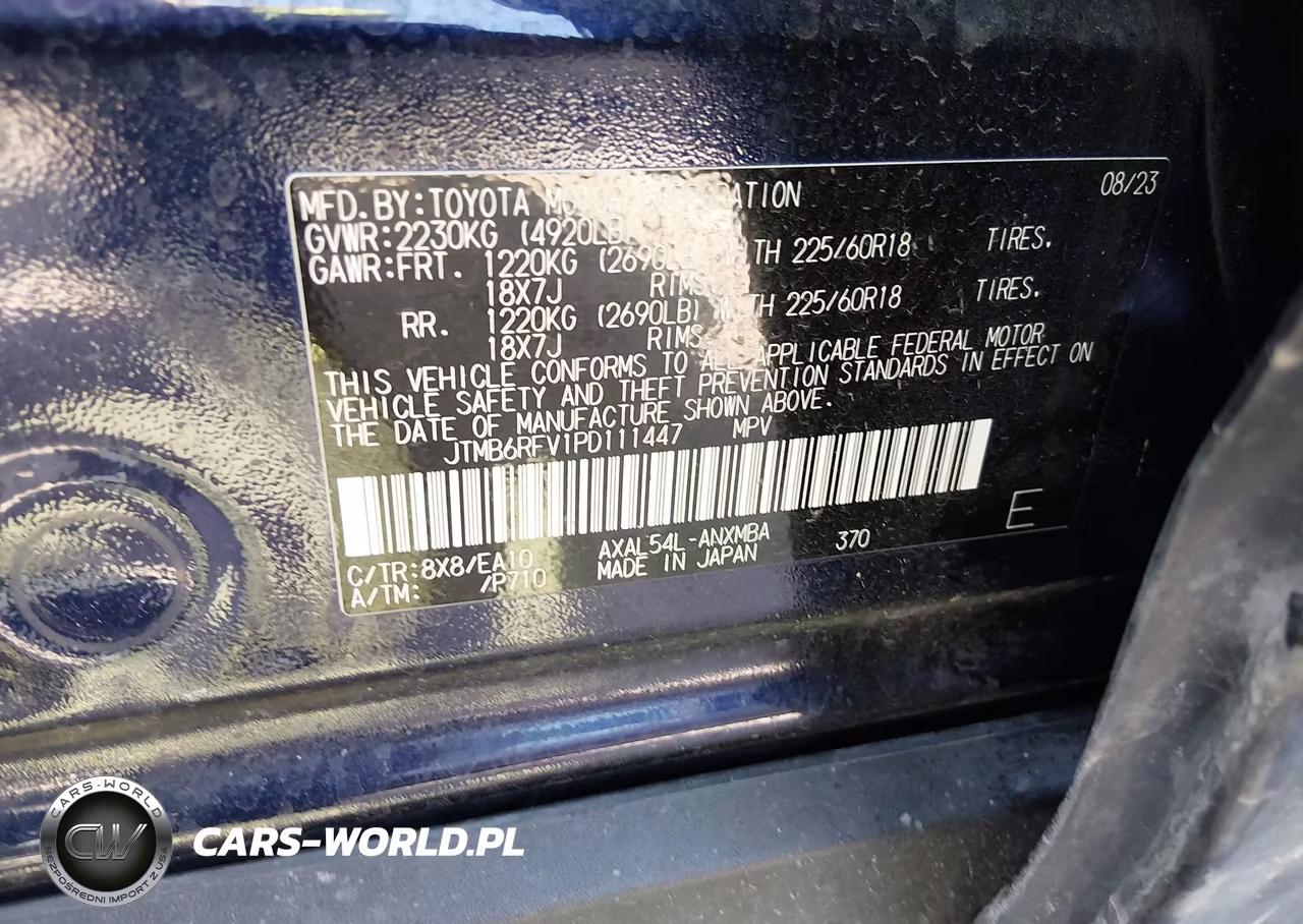 2023 Toyota Rav4 Hybrid Xle Premium VIN:JTMB6RFV1PD111447 - 9