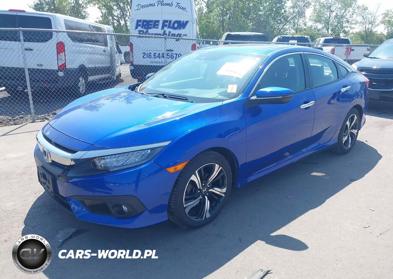 2017 Honda Civic Touring VIN:19XFC1F98HE001459 - 2