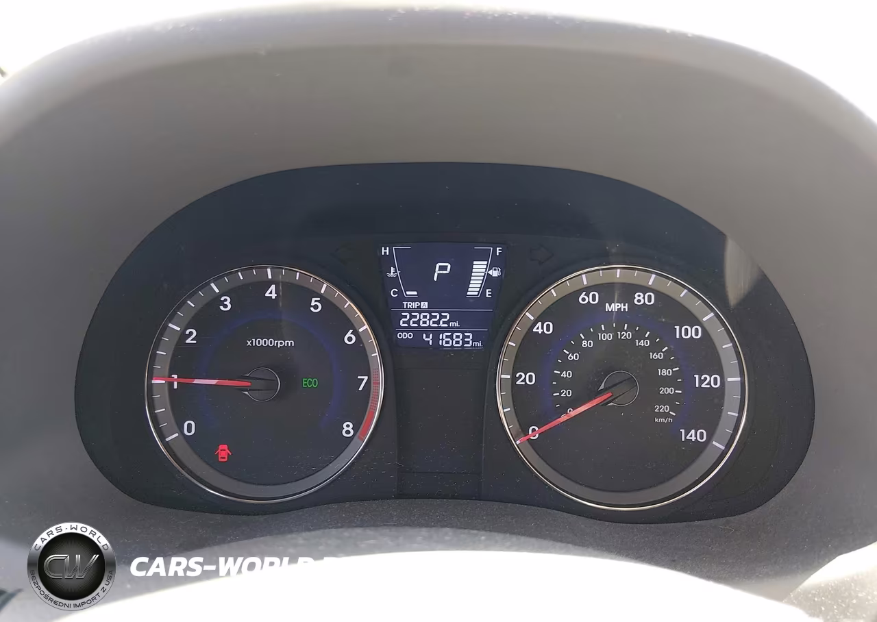 2013 Hyundai Accent Gls VIN:KMHCU4AE7DU427690 - 7