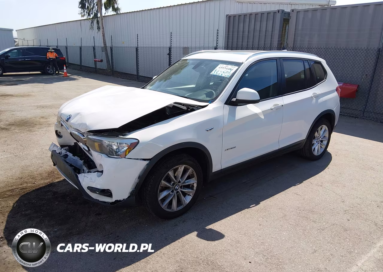 2016 BMW X3 xDrive28I VIN:5UXWX9C5XG0D67307 - 2