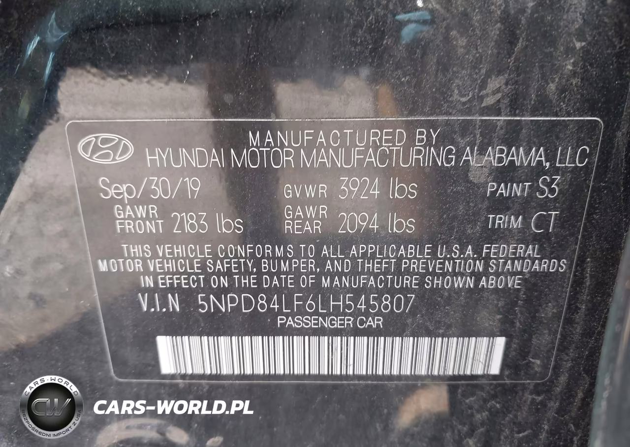 2020 Hyundai Elantra Sel VIN:5NPD84LF6LH545807 - 9