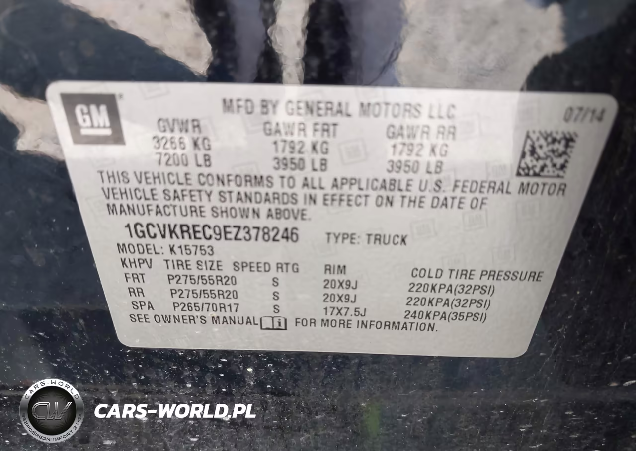 2014 Chevrolet Silverado 1500 Lt VIN:1GCVKREC9EZ378246 - 9