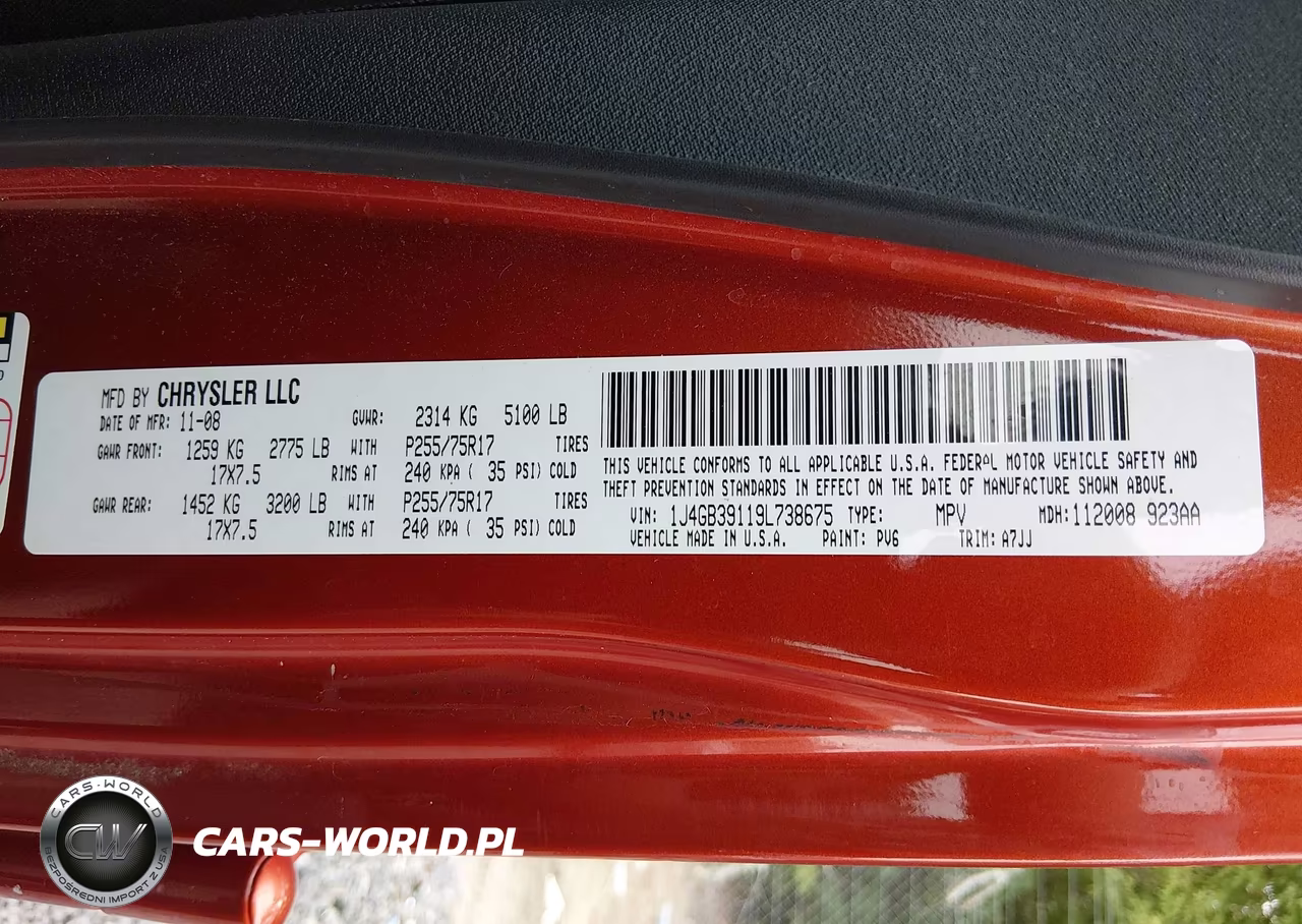 2009 Jeep Wrangler Unlimited X VIN:1J4GB39119L738675 - 9