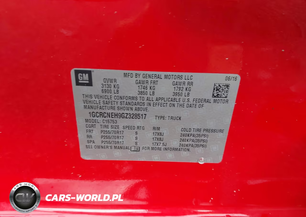 2016 Chevrolet Silverado 1500 Work Truck VIN:1GCRCNEH9GZ328517 - 9