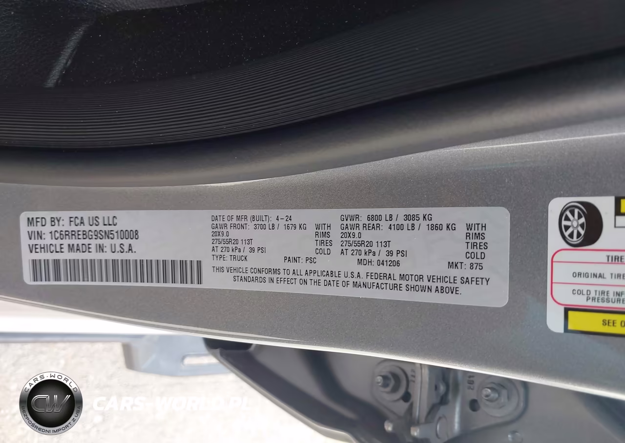 2025 Ram 1500 Lone Star 4X2 6'4 Box VIN:1C6RREBG9SN510008 - 9