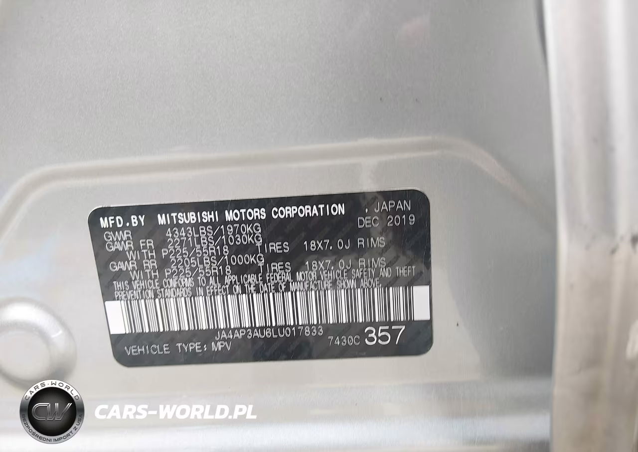 2020 Mitsubishi Outlander Sport 2.0 Es VIN:JA4AP3AU6LU017833 - 9