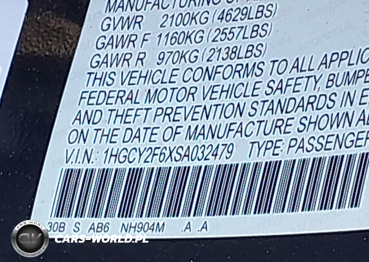 2025 Honda Accord Hybrid Ex-L VIN:1HGCY2F6XSA032479 - 9