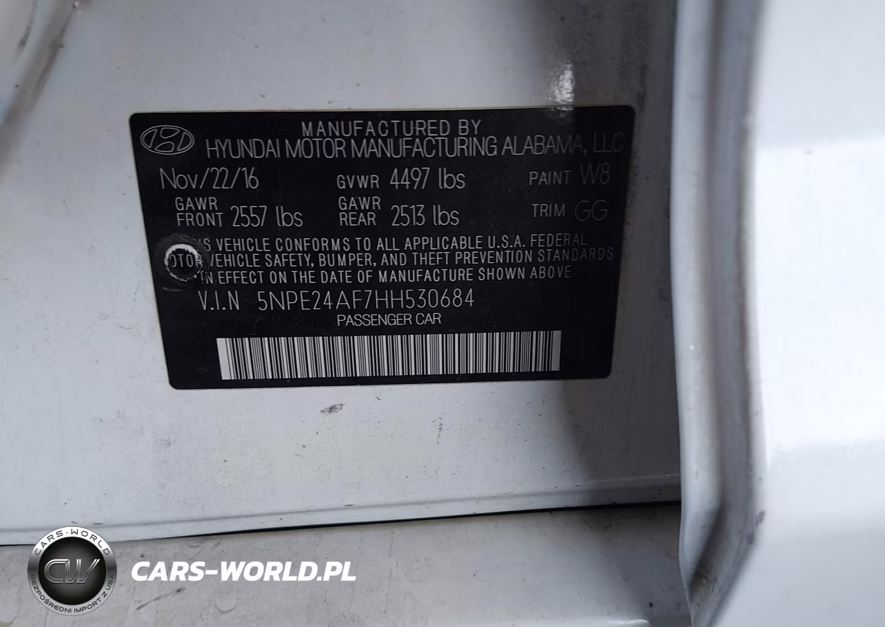 2017 Hyundai Sonata VIN:5NPE24AF7HH530684 - 9