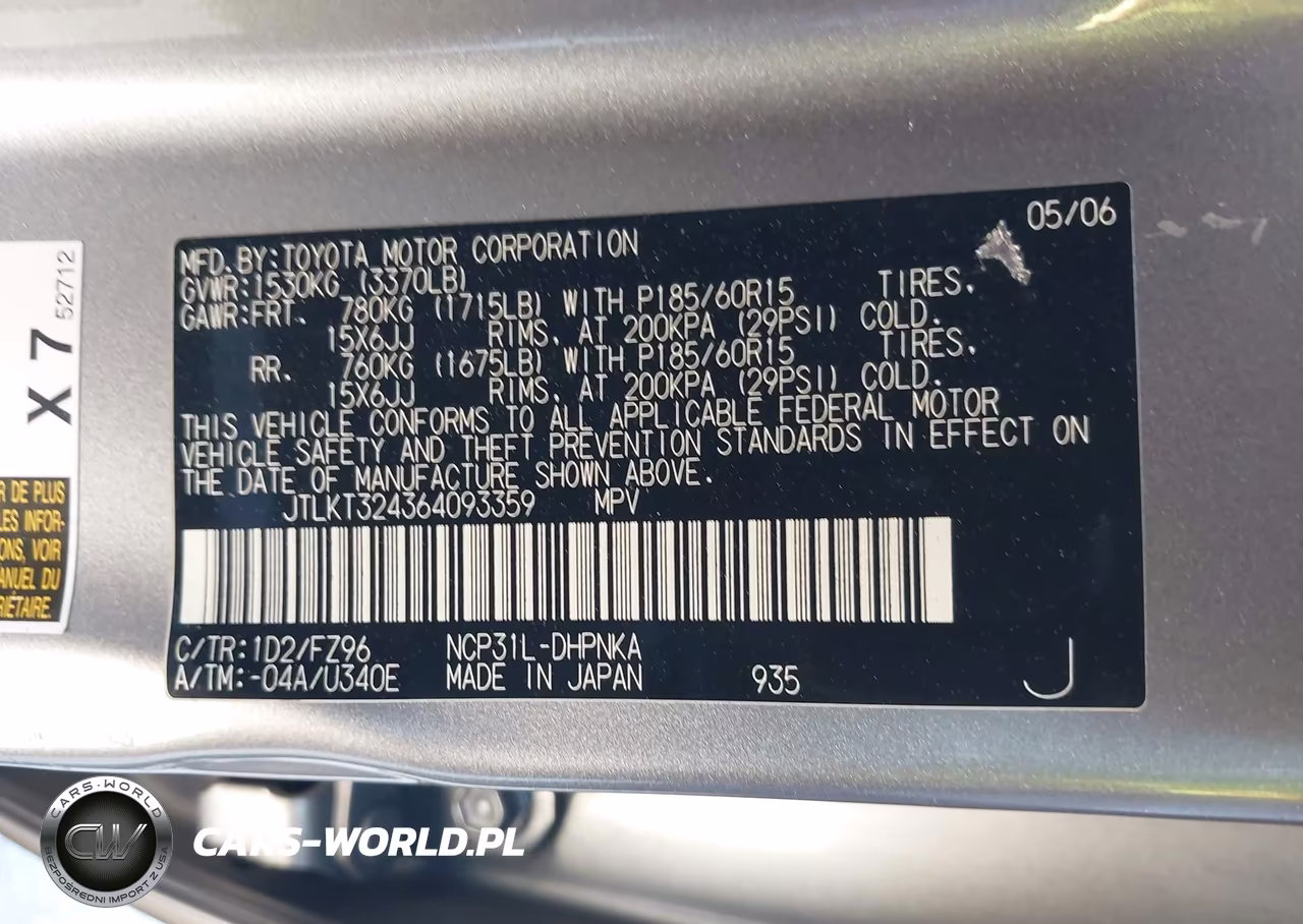 2006 Scion Xb VIN:JTLKT324364093359 - 9