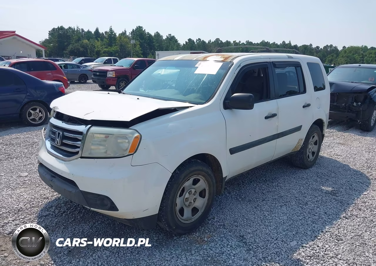 2015 Honda Pilot Lx VIN:5FNYF3H29FB001179 - 2