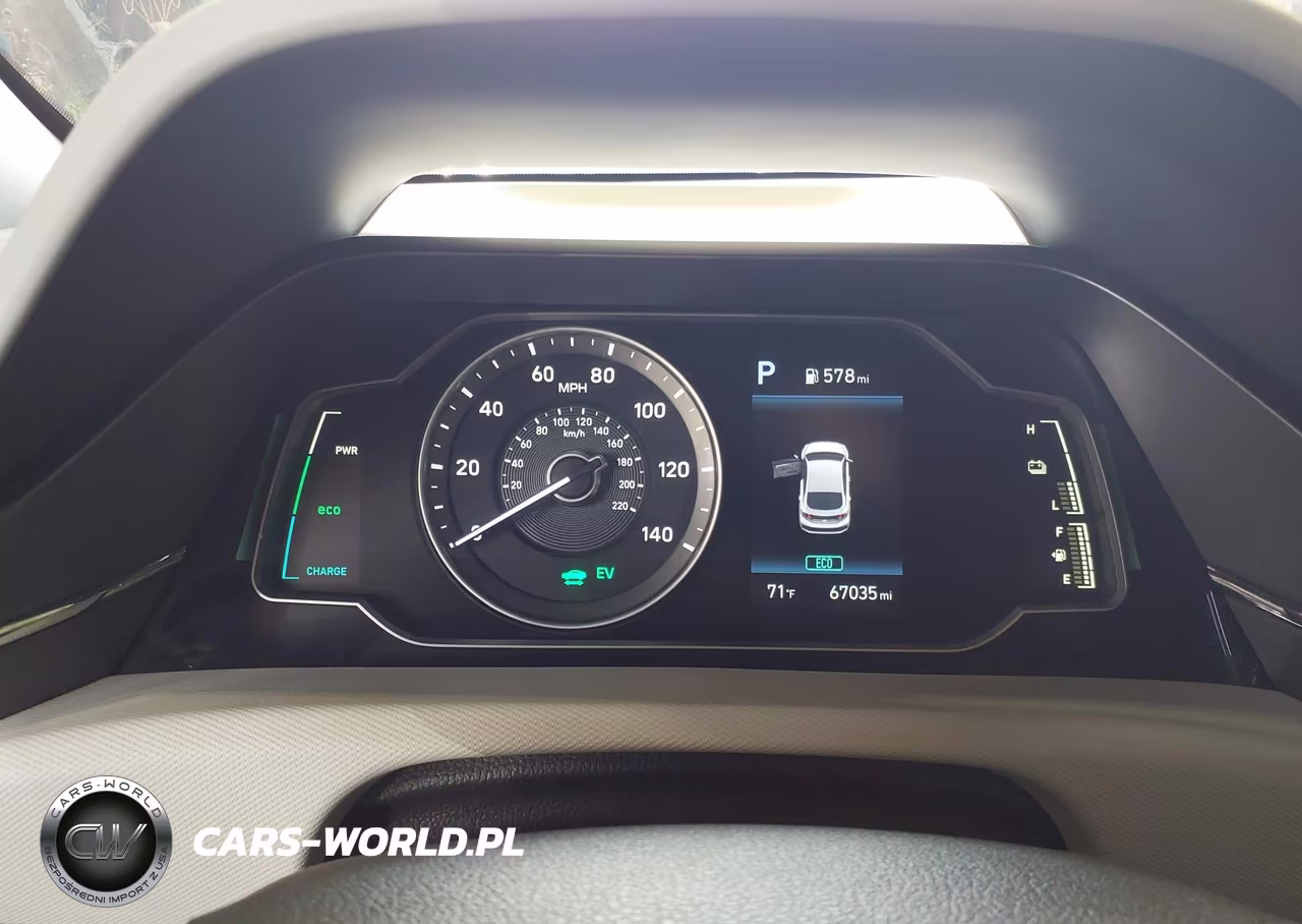 2020 Hyundai Ioniq Hybrid Blue VIN:KMHC65LC3LU219865 - 7