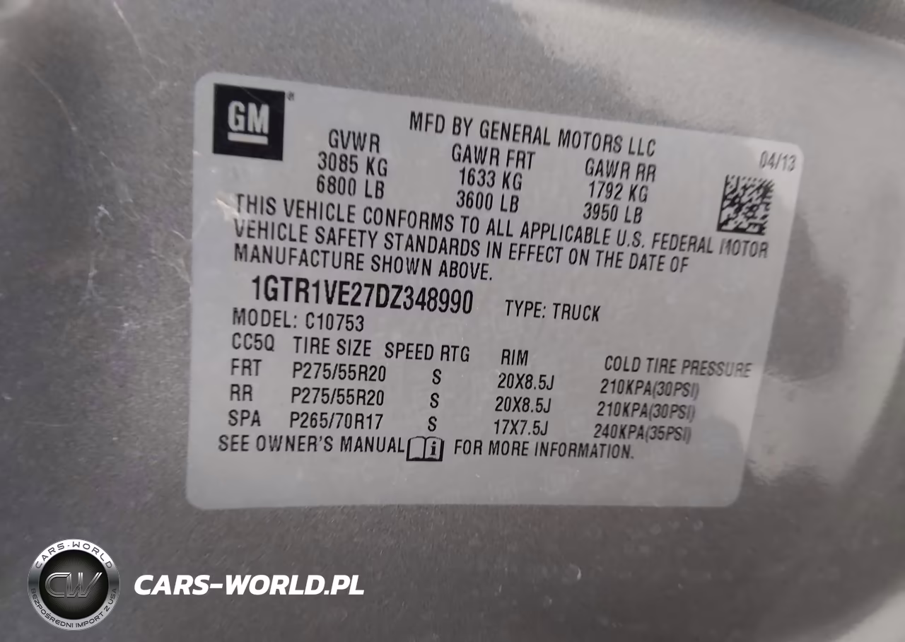 2013 GMC Sierra 1500 Sle VIN:1GTR1VE27DZ348990 - 9