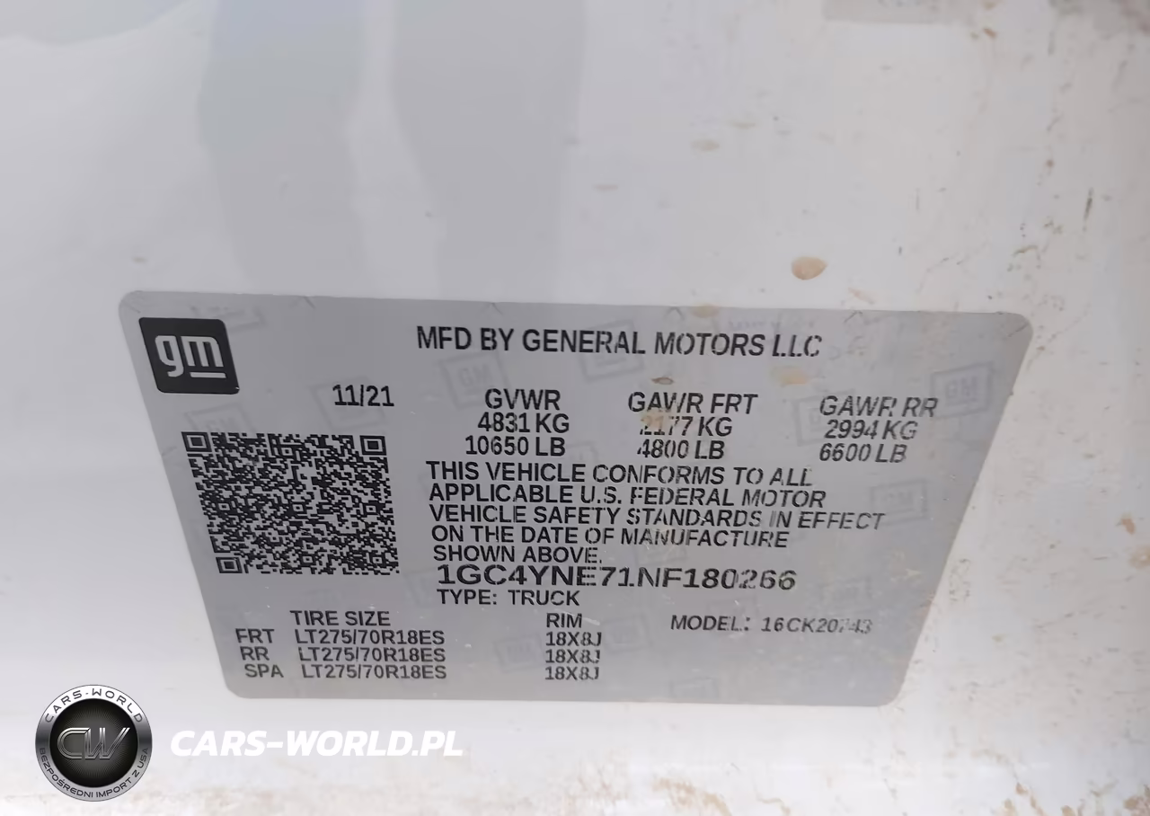 2022 Chevrolet Silverado 2500Hd 4Wd Standard Bed Lt VIN:1GC4YNE71NF180266 - 8