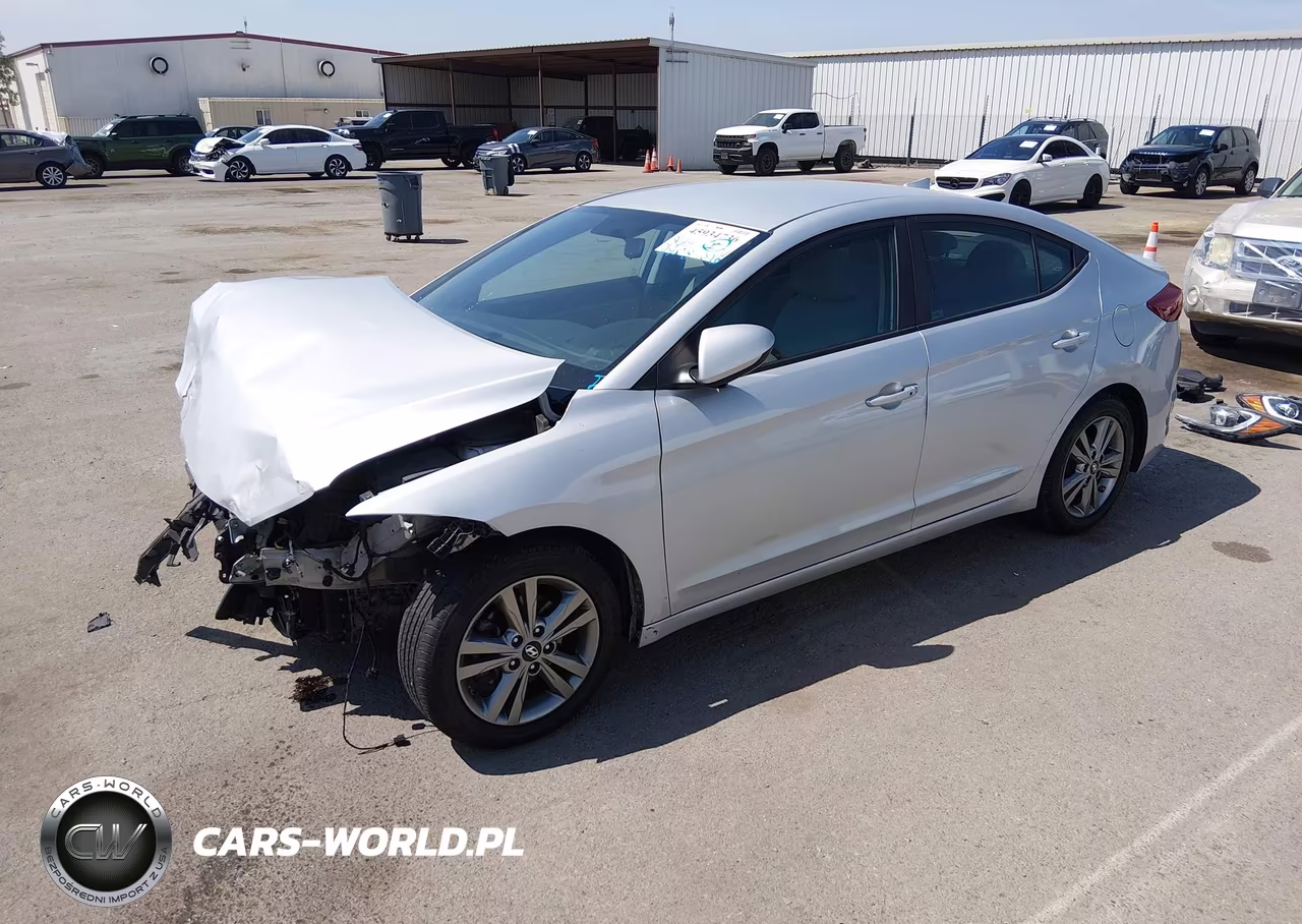 2017 Hyundai Elantra Se VIN:KMHD84LF4HU206312 - 2