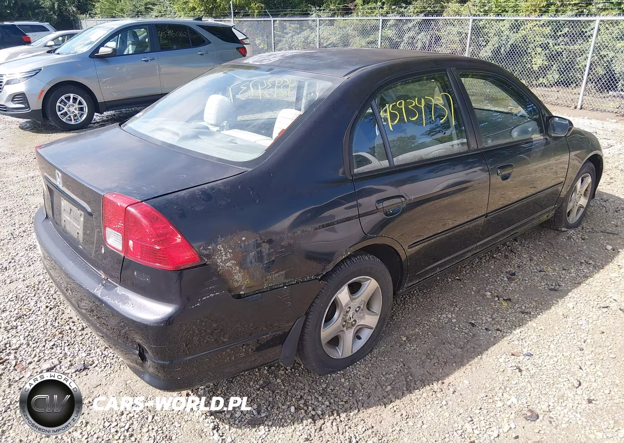2004 Honda Civic Ex VIN:2HGES26874H588586 - 4