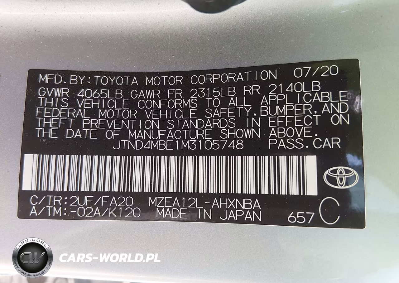 2021 Toyota Corolla Se VIN:JTND4MBE1M3105748 - 9