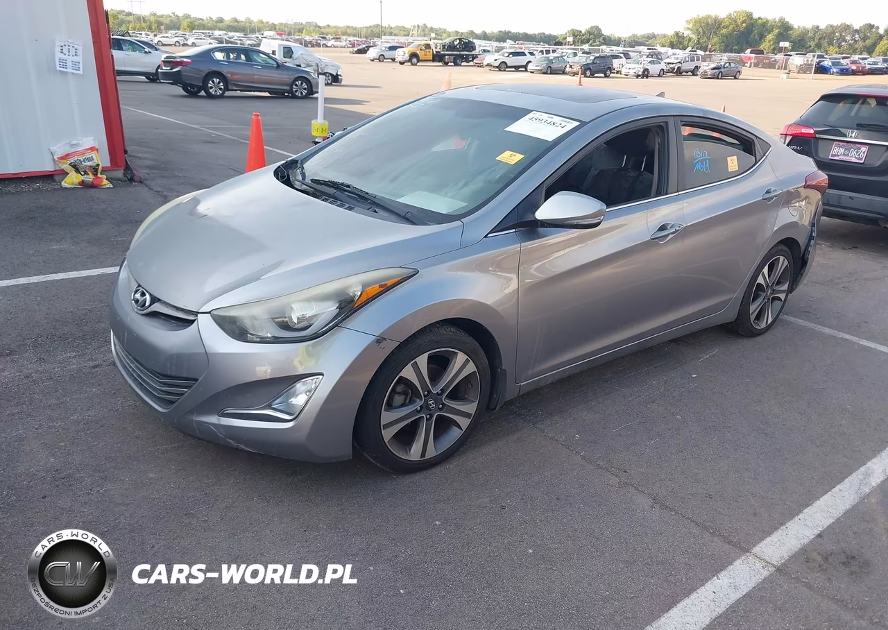 2014 Hyundai Elantra Sport VIN:KMHDH4AH7EU171104 - 2