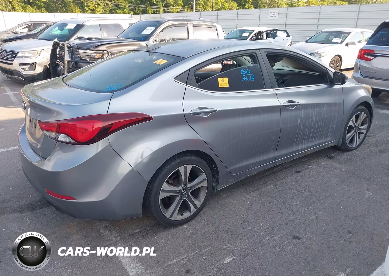 2014 Hyundai Elantra Sport VIN:KMHDH4AH7EU171104 - 4