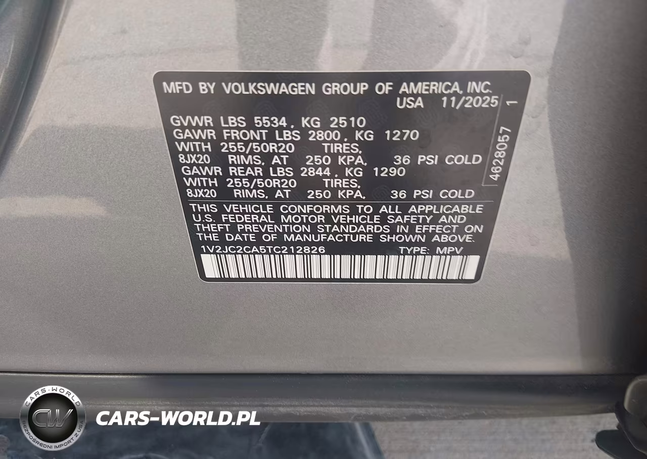 2026 Volkswagen Atlas Cross Sport Se With Technology VIN:1V2JC2CA5TC212826 - 9