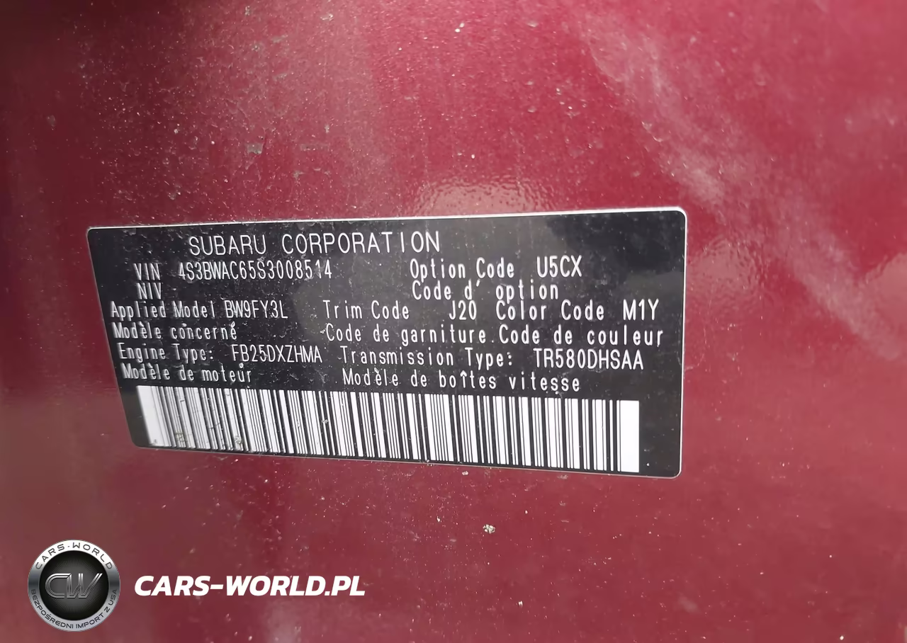 2025 Subaru Legacy Premium VIN:4S3BWAC65S3008514 - 9