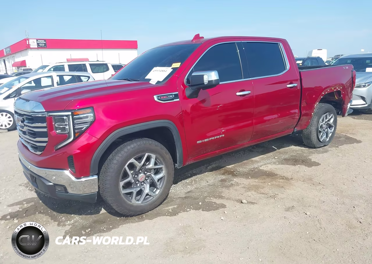 2023 GMC Sierra 1500 4Wd Short Box Slt VIN:1GTUUDEL5PZ287907 - 2