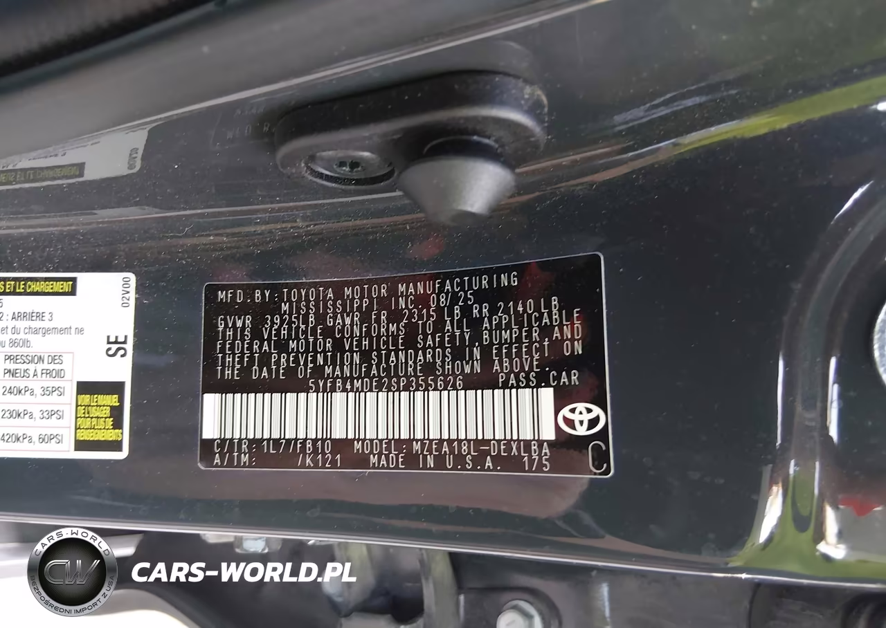 2025 Toyota Corolla Le VIN:5YFB4MDE2SP355626 - 9