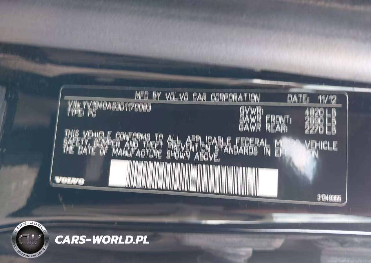 2013 Volvo S80 3.2L-3.2L Platinum-3.2L Premier Plus VIN:YV1940AS3D1170083 - 9