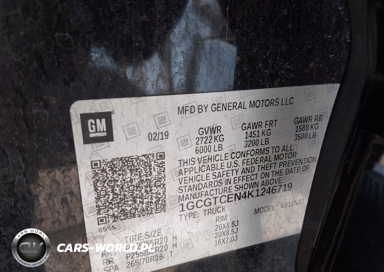 2019 Chevrolet Colorado Lt VIN:1GCGTCEN4K1246719 - 9