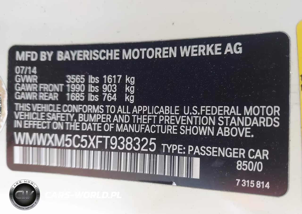 2015 Mini Hardtop Cooper VIN:WMWXM5C5XFT938325 - 9