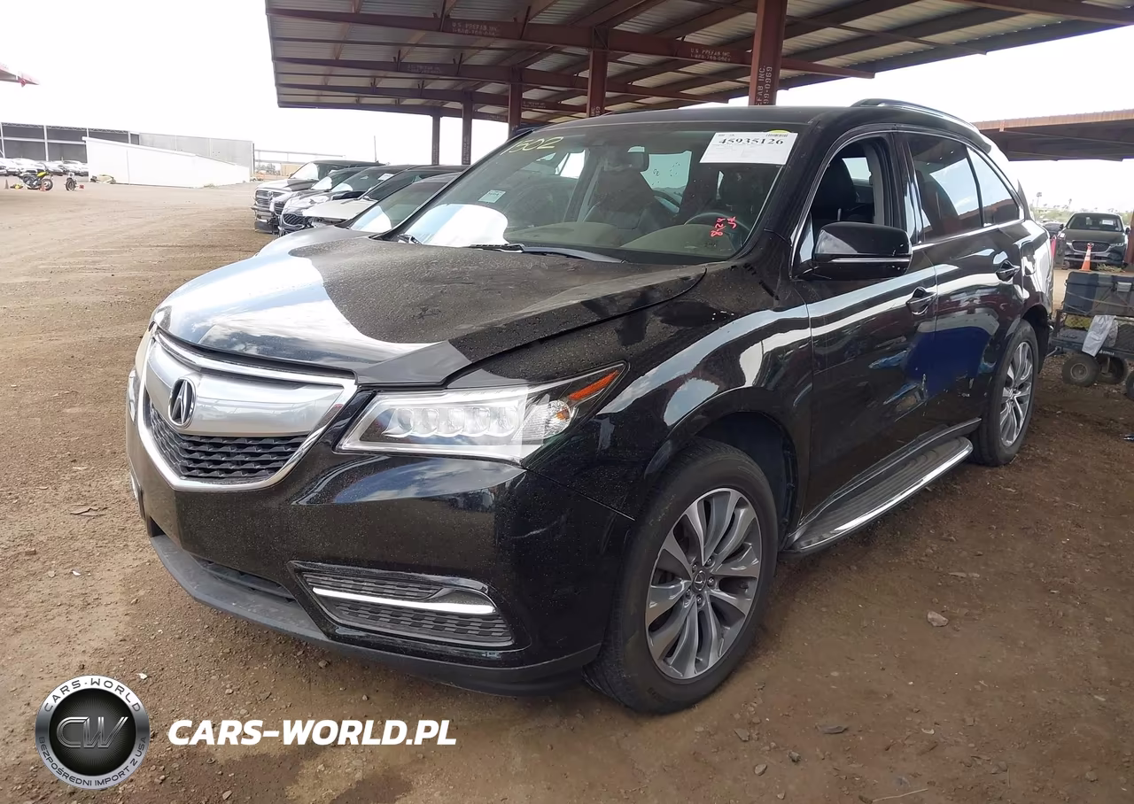2015 Acura Mdx Technology Package VIN:5FRYD4H41FB022622 - 2