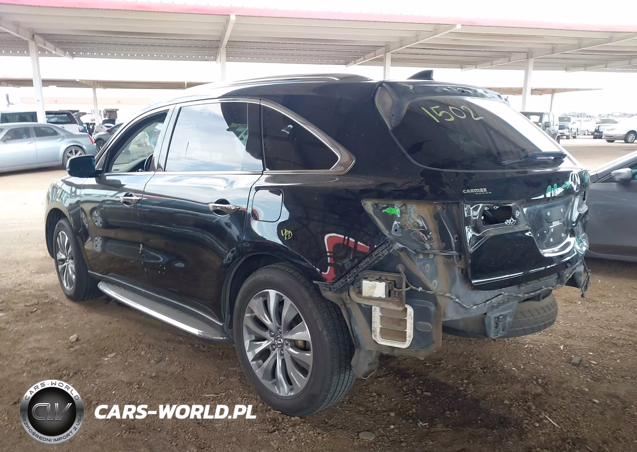 2015 Acura Mdx Technology Package VIN:5FRYD4H41FB022622 - 3