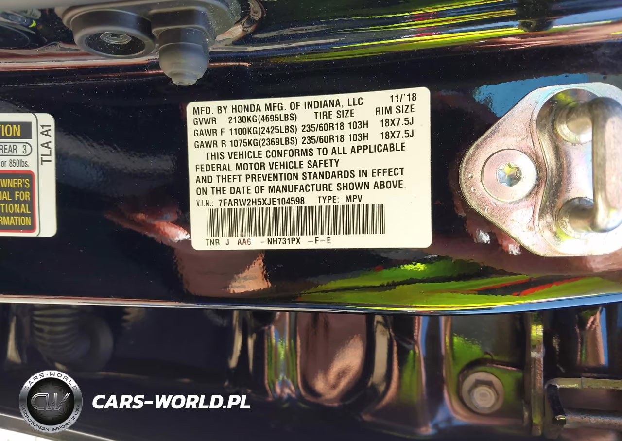 2018 Honda Cr-V Ex VIN:7FARW2H5XJE104598 - 9