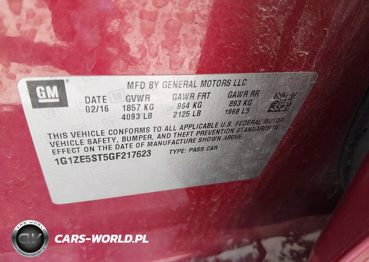 2016 Chevrolet Malibu 1Lt VIN:1G1ZE5ST5GF217623 - 9