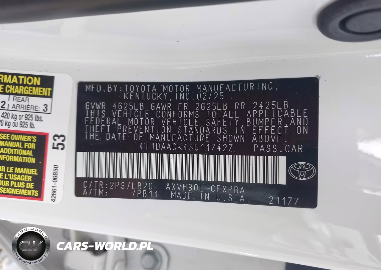 2025 Toyota Camry Xse VIN:4T1DAACK4SU117427 - 9
