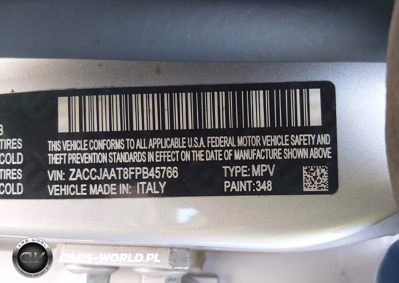 2015 Jeep Renegade Sport VIN:ZACCJAAT8FPB45766 - 9