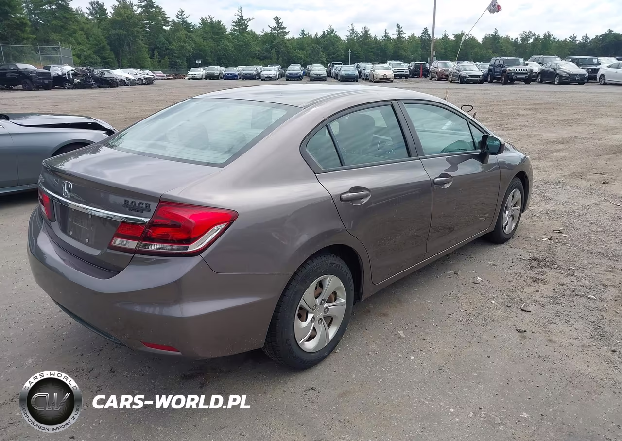 2015 Honda Civic Lx VIN:19XFB2E52FE042626 - 4