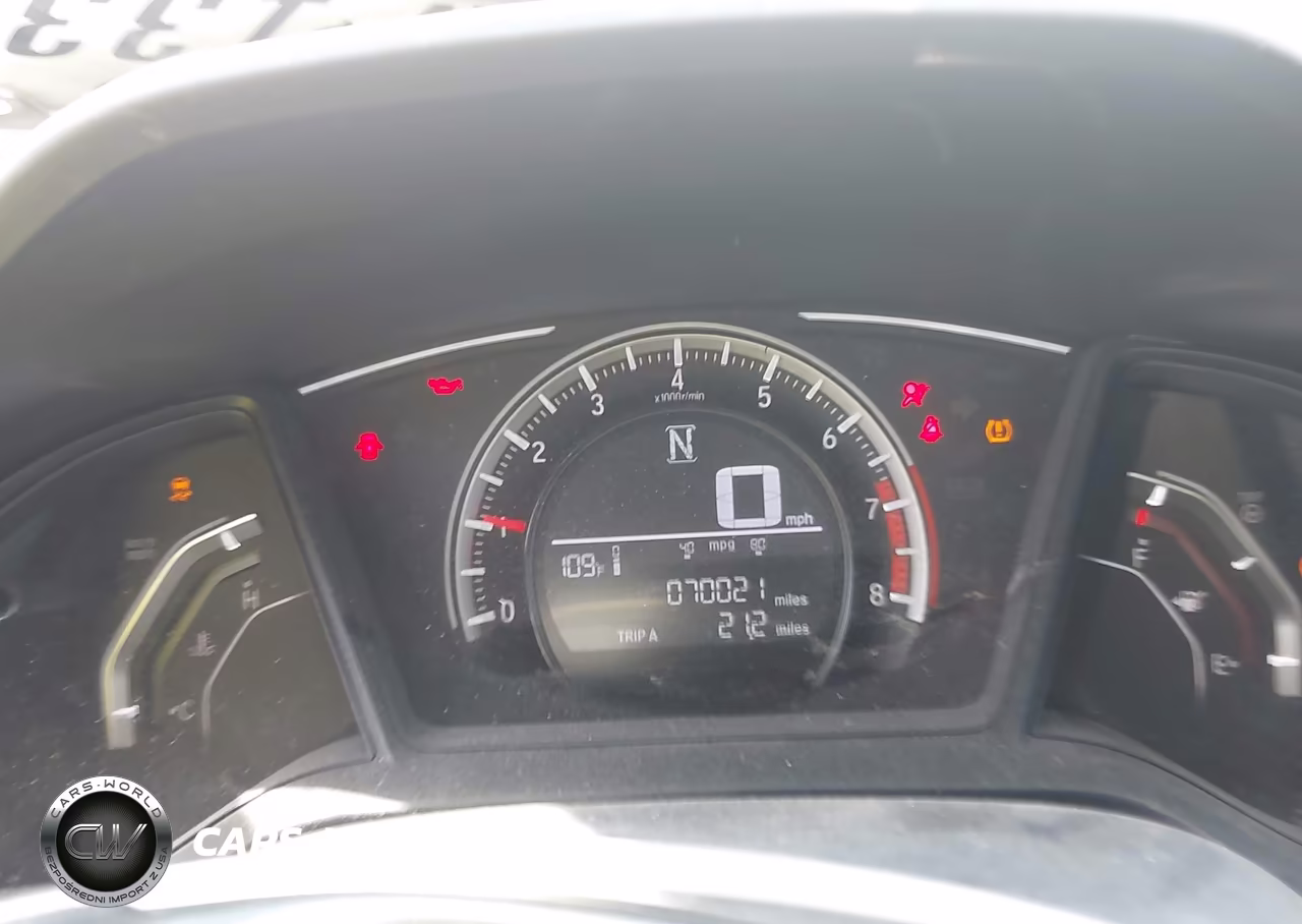 2017 Honda Civic Lx VIN:19XFC2F56HE048458 - 7