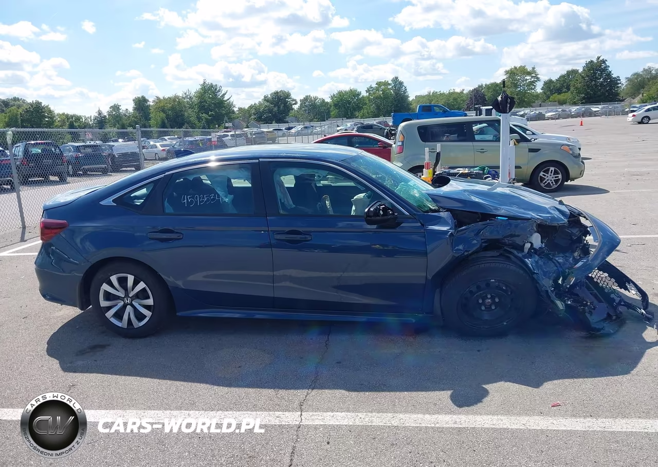 2026 Honda Civic Lx VIN:2HGFE2F24TH546429 - 12