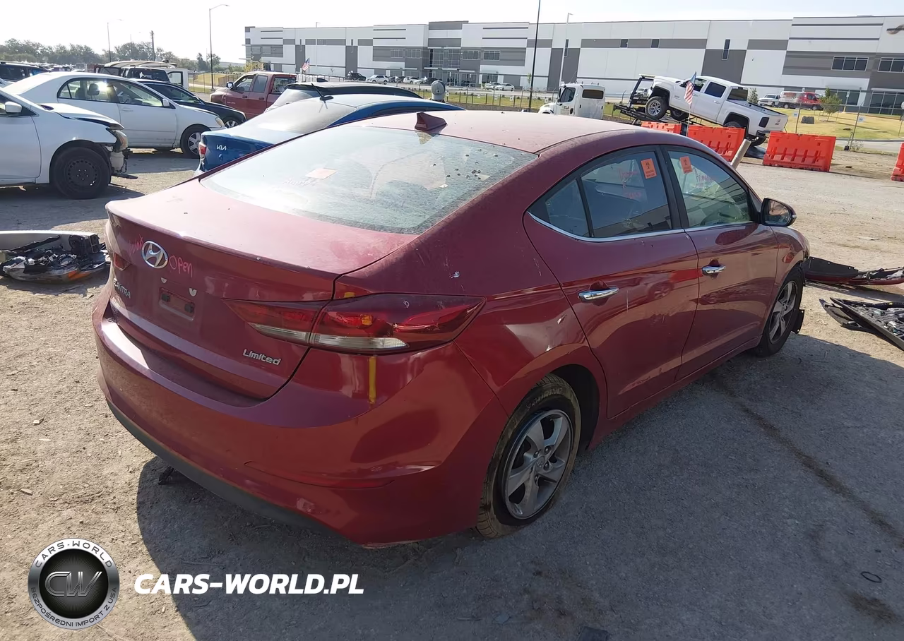 2017 Hyundai Elantra Limited VIN:KMHD84LF8HU330356 - 4