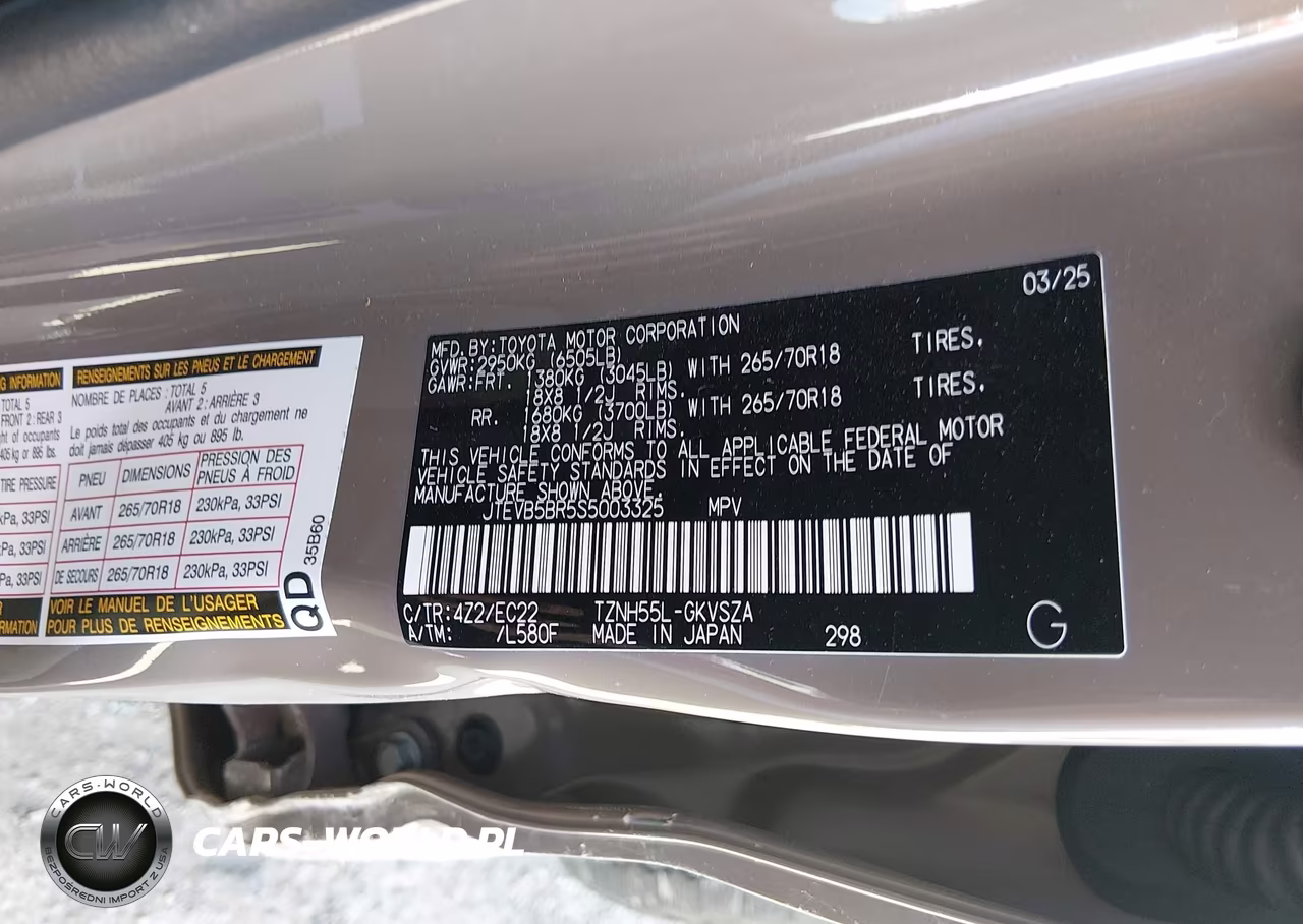 2025 Toyota 4Runner Hybrid Trd Pro VIN:JTEVB5BR5S5003325 - 9