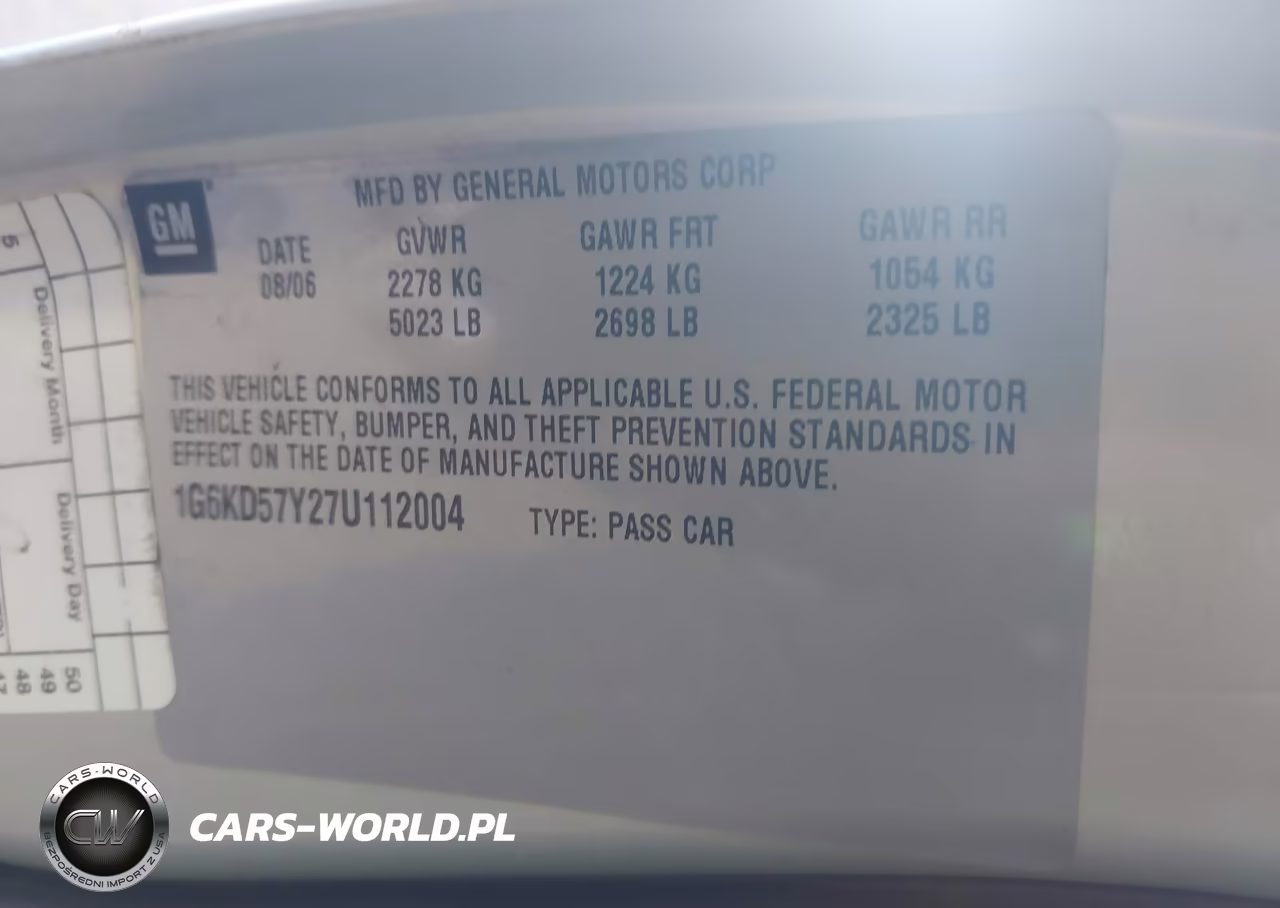 2007 Cadillac Dts Luxury I VIN:1G6KD57Y27U112004 - 9