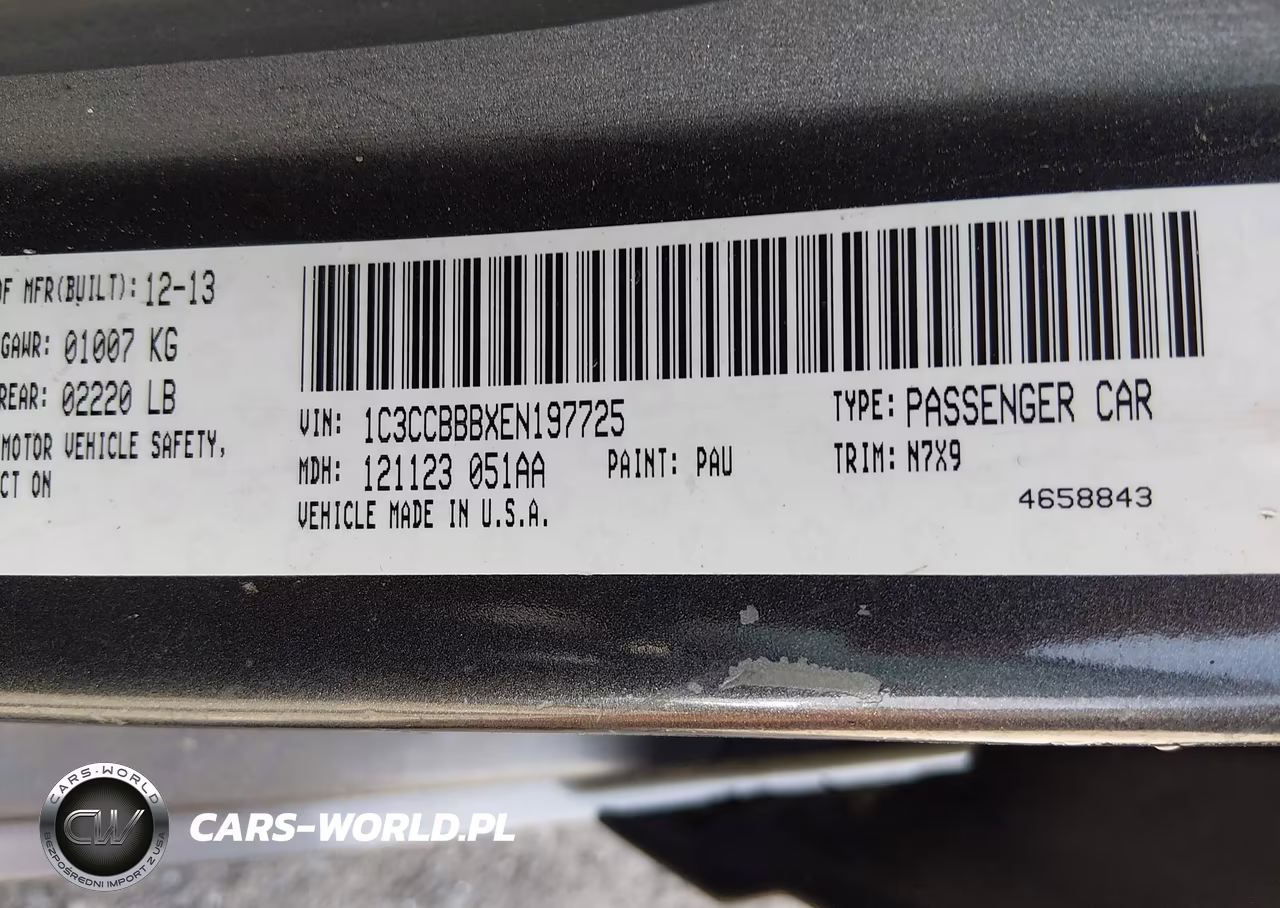 2014 Chrysler 200 Touring VIN:1C3CCBBBXEN197725 - 9