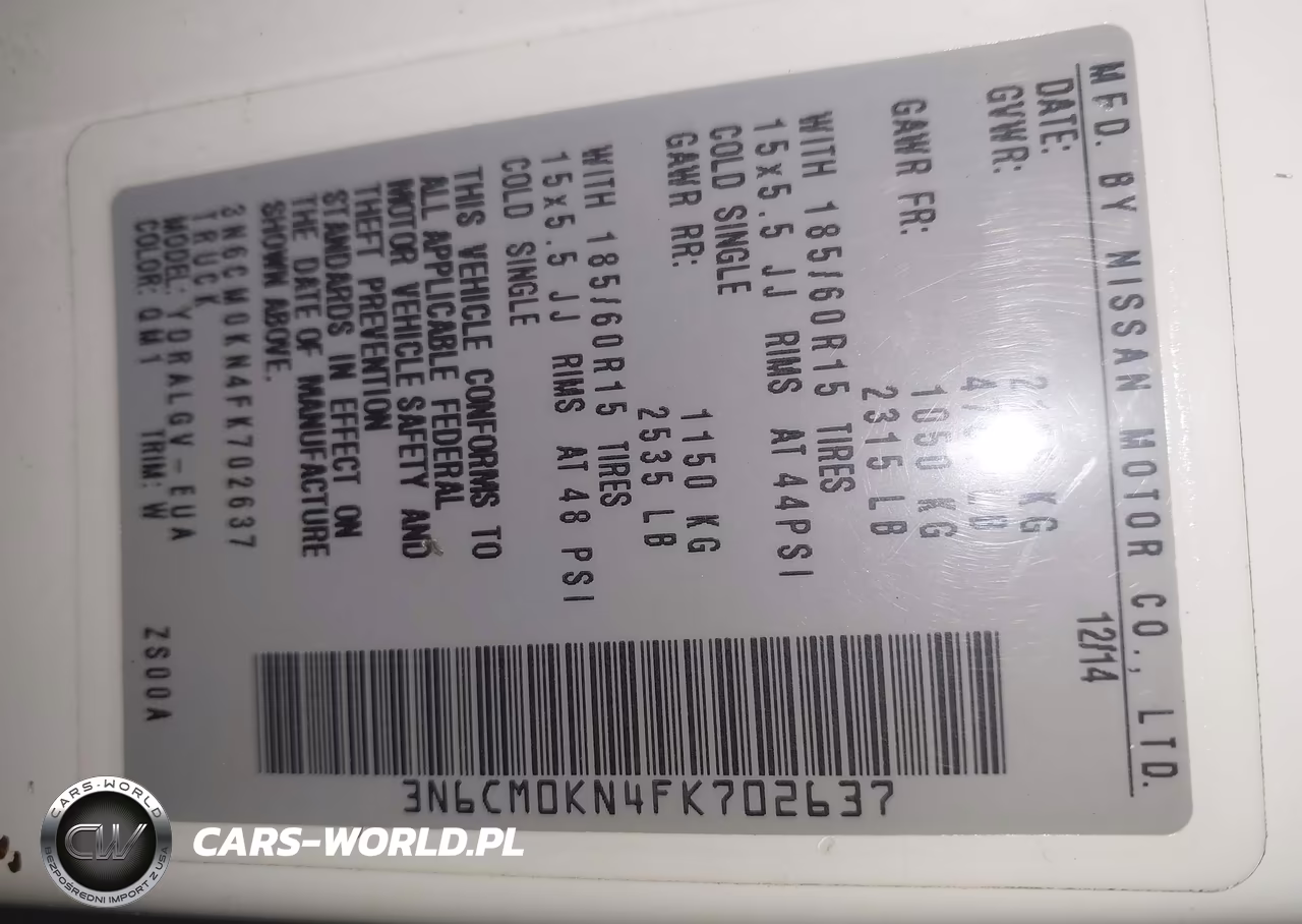 2015 Nissan Nv200 Sv VIN:3N6CM0KN4FK702637 - 9