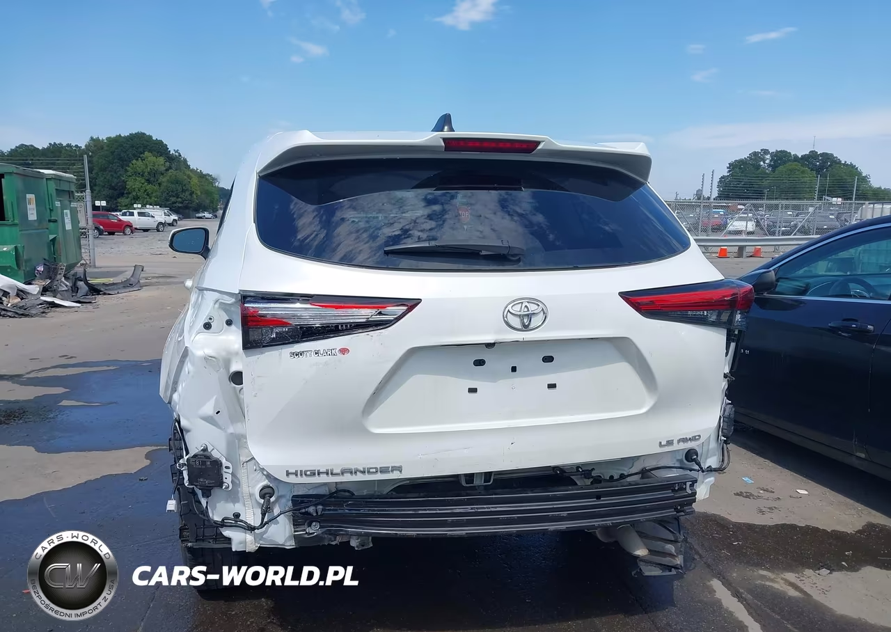 2022 Toyota Highlander Le VIN:5TDBZRBH0NS578609 - 17